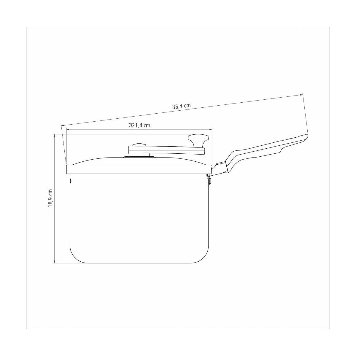 Pipoqueira Tramontina My Lovely Kitchen Rosa em Alumínio Starflon Max 20 cm 3,5 Litros