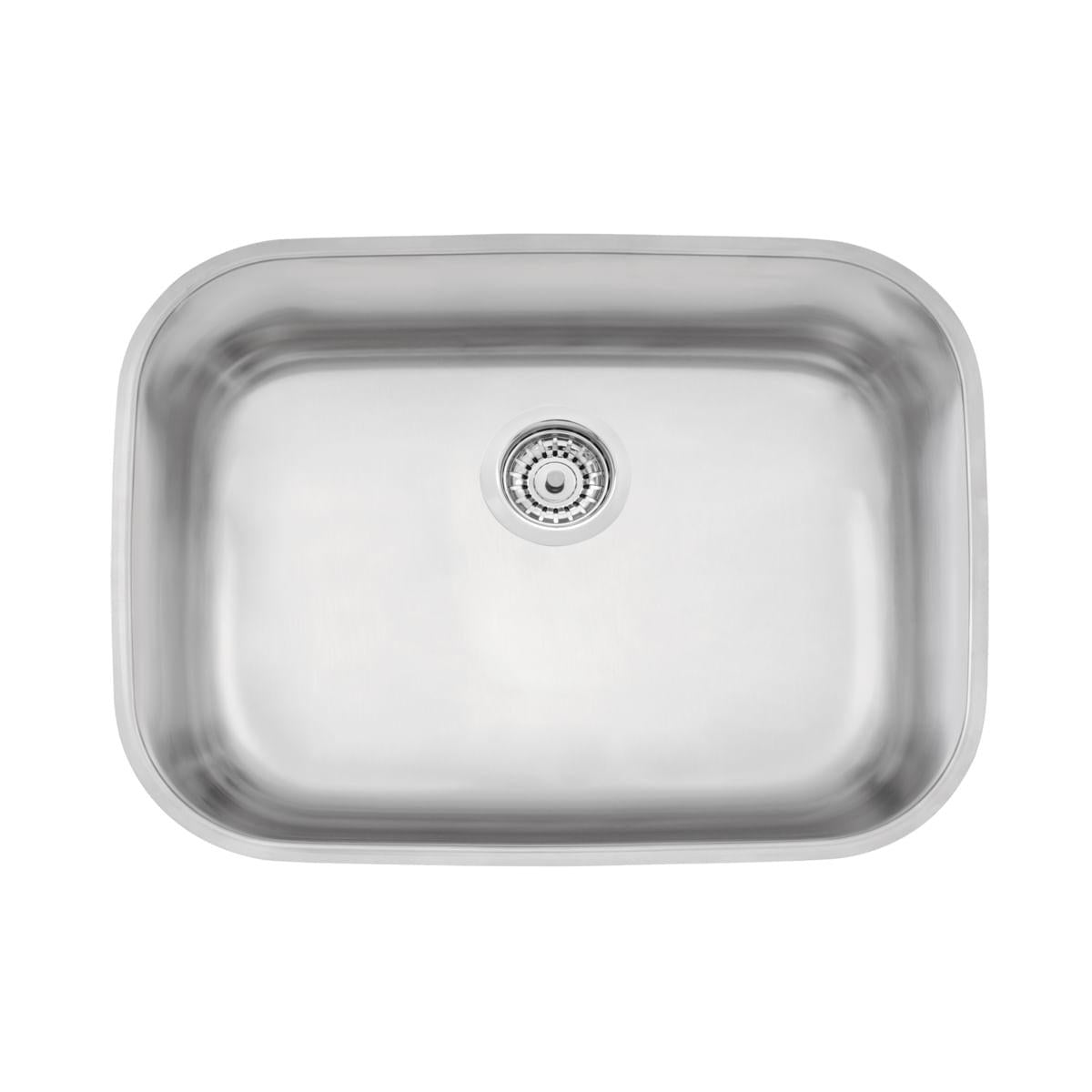 Cuba de Embutir Tramontina Lavínia 48 BL em Aço Inox Acetinado 48 x 34 x 18 cm OUTLET com Válvula