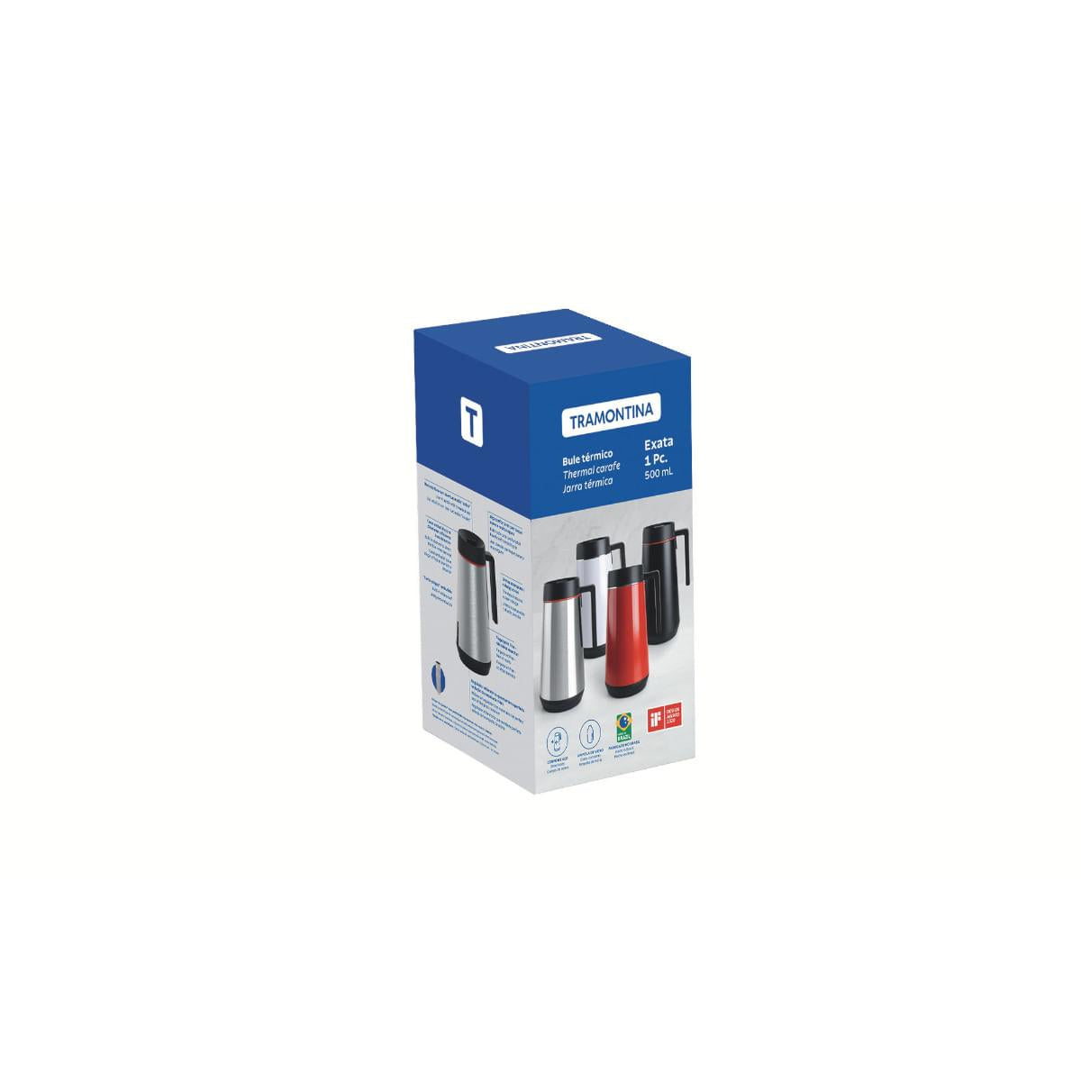 Bule Térmico Tramontina Exata em Aço Inox 500 ml