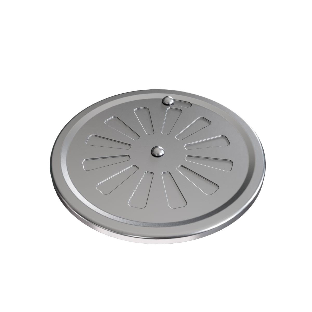 Ralo Redondo com Fecho em Aço Inox 10 cm Docol