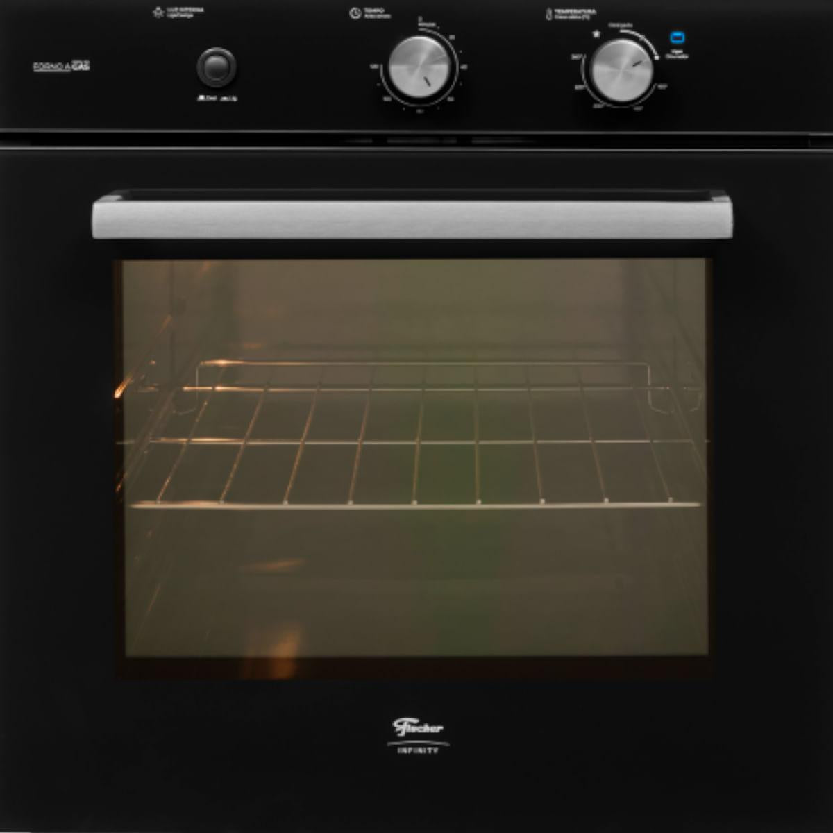 Forno a Gás de Embutir Fischer Infinity 78 litros com Grill 220V