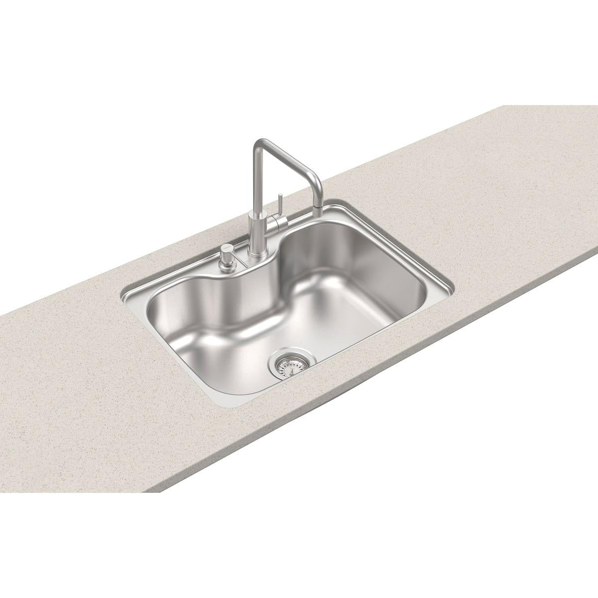 Cuba Tramontina Morgana 69x49cm em Aço Inox Acetinado Outlet