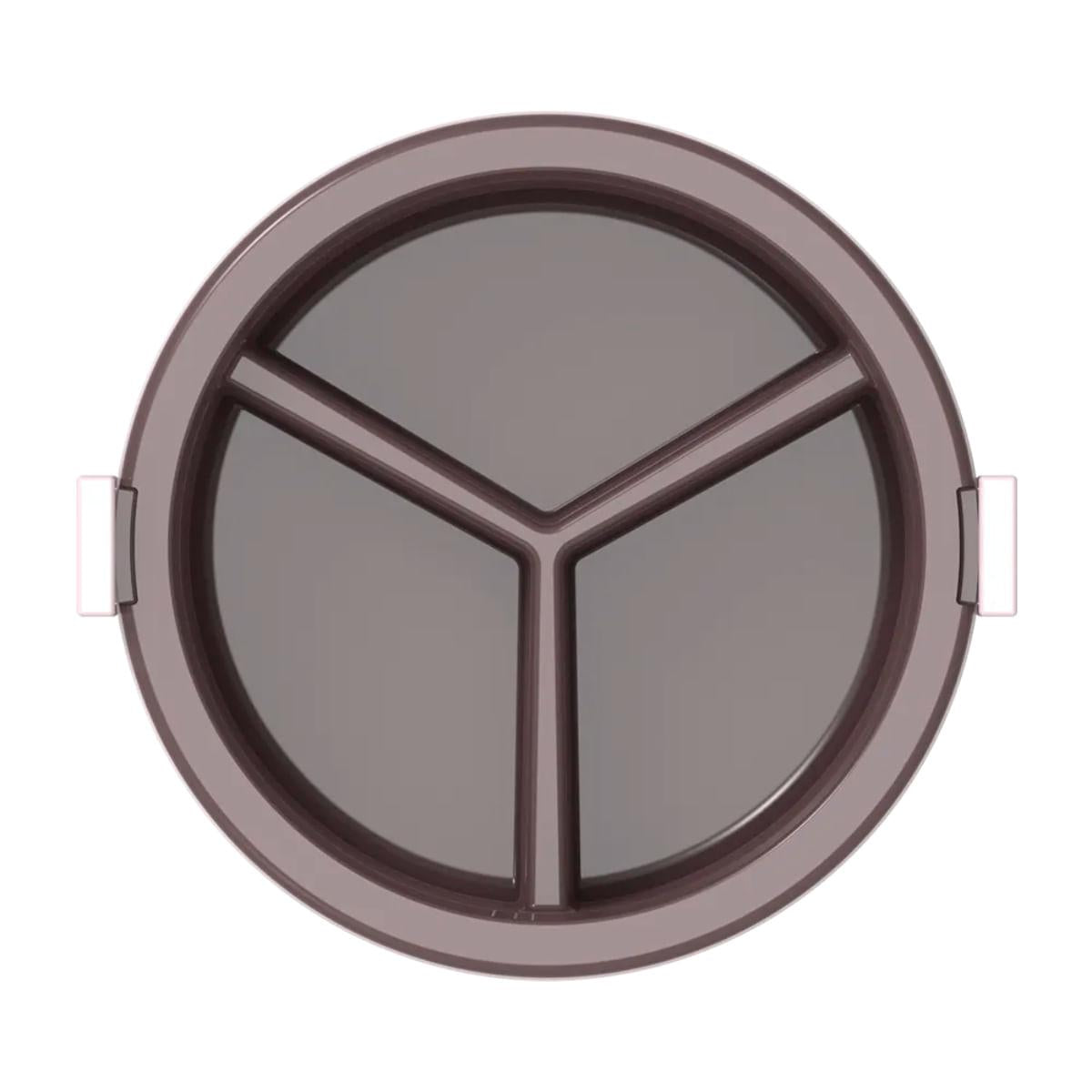 Marmita Tekcor 1,5L 2S 1D 1T Cinza Soprano