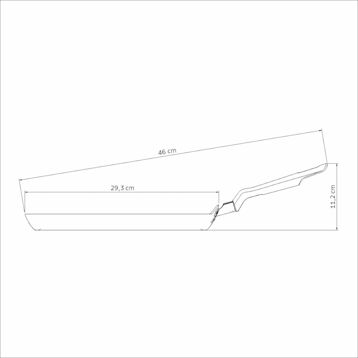 Bistequeira Tramontina Loreto 26 cm Vermelho em Alumínio Antiaderente Starflon Max