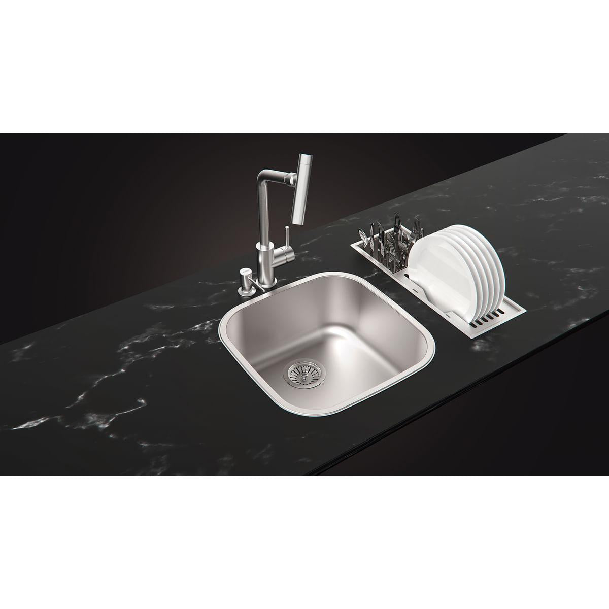 Cuba Tramontina Aria Maxi 40 BS Prime em Aço Inox Acetinado 40 x 40 x 20 cm OUTLET