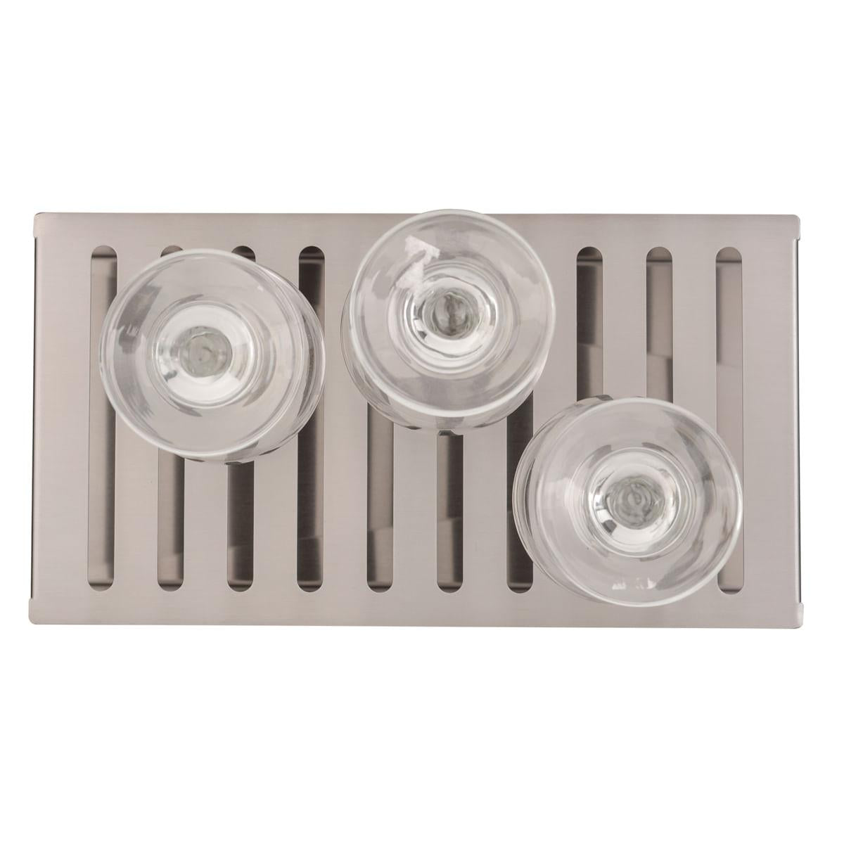 Escorredor Tramontina em Aço Inox Scotch Brite para uso no Canal Organizador 30 x 15 cm