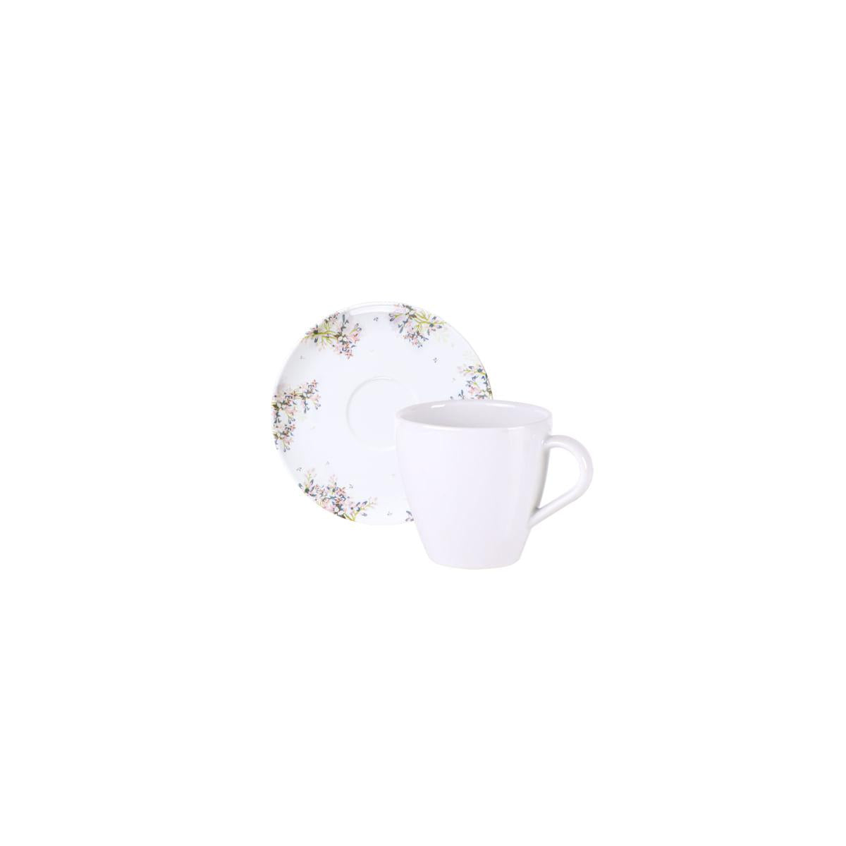 Aparelho de Jantar Tramontina Fogli em Porcelana Decorada 20 Peças