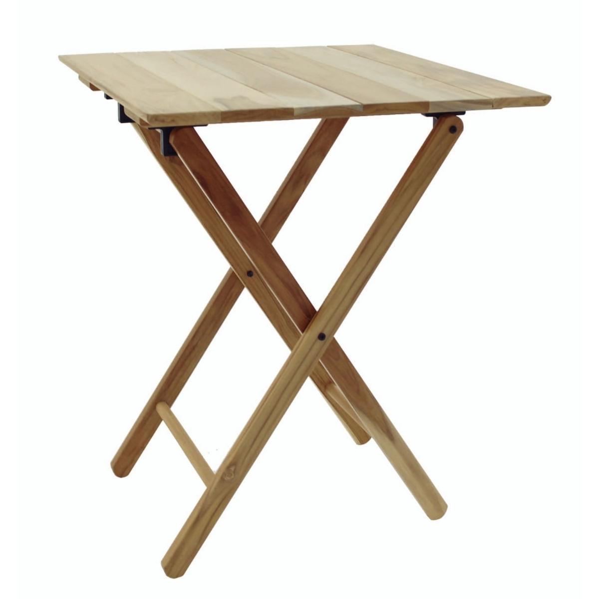 Mesa Dobrável Tramontina Beer 60cm em Madeira Teca