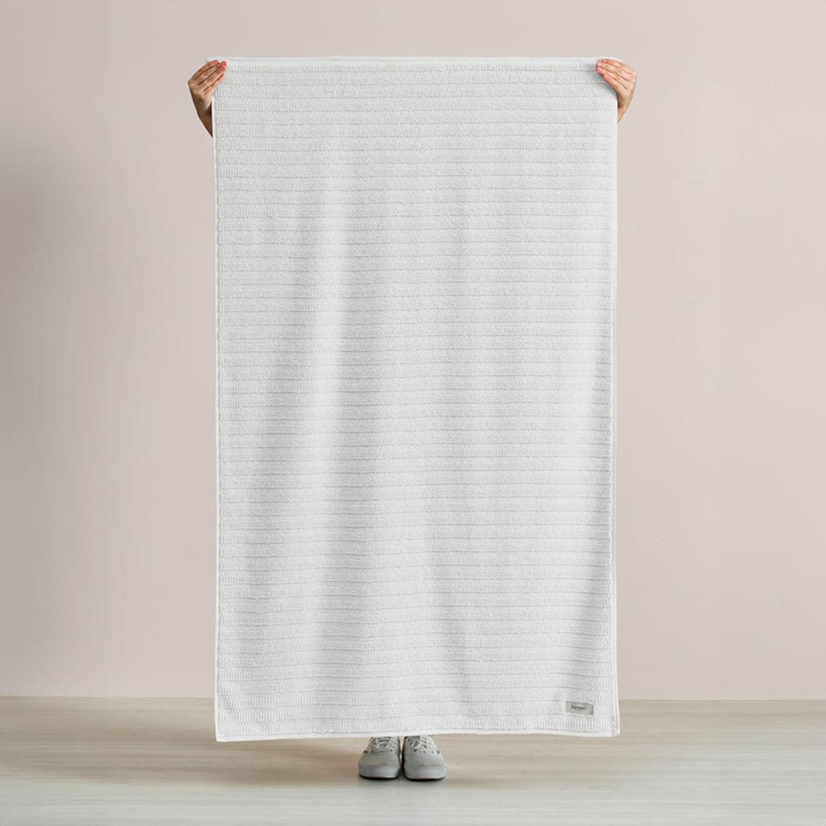 Toalha Banhão Karsten Fio Zero Twist Magnies Branco 86x150 cm