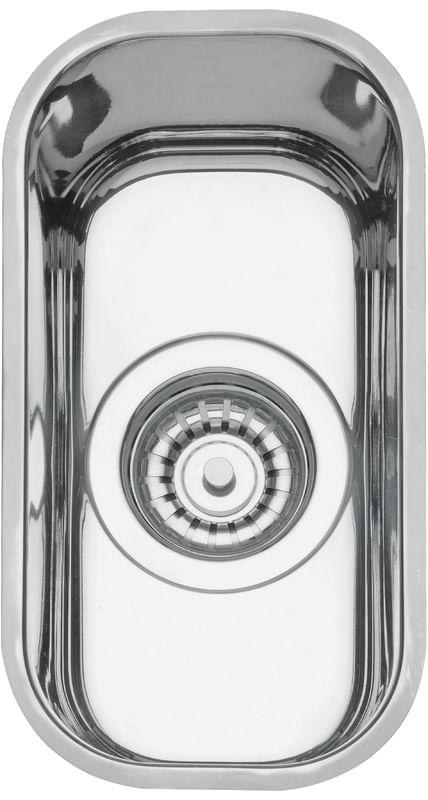 Cuba em Aço Inox Auxiliar 15 BL 15x30 cm Alto Brilho OUTLET Tramontina 94900447