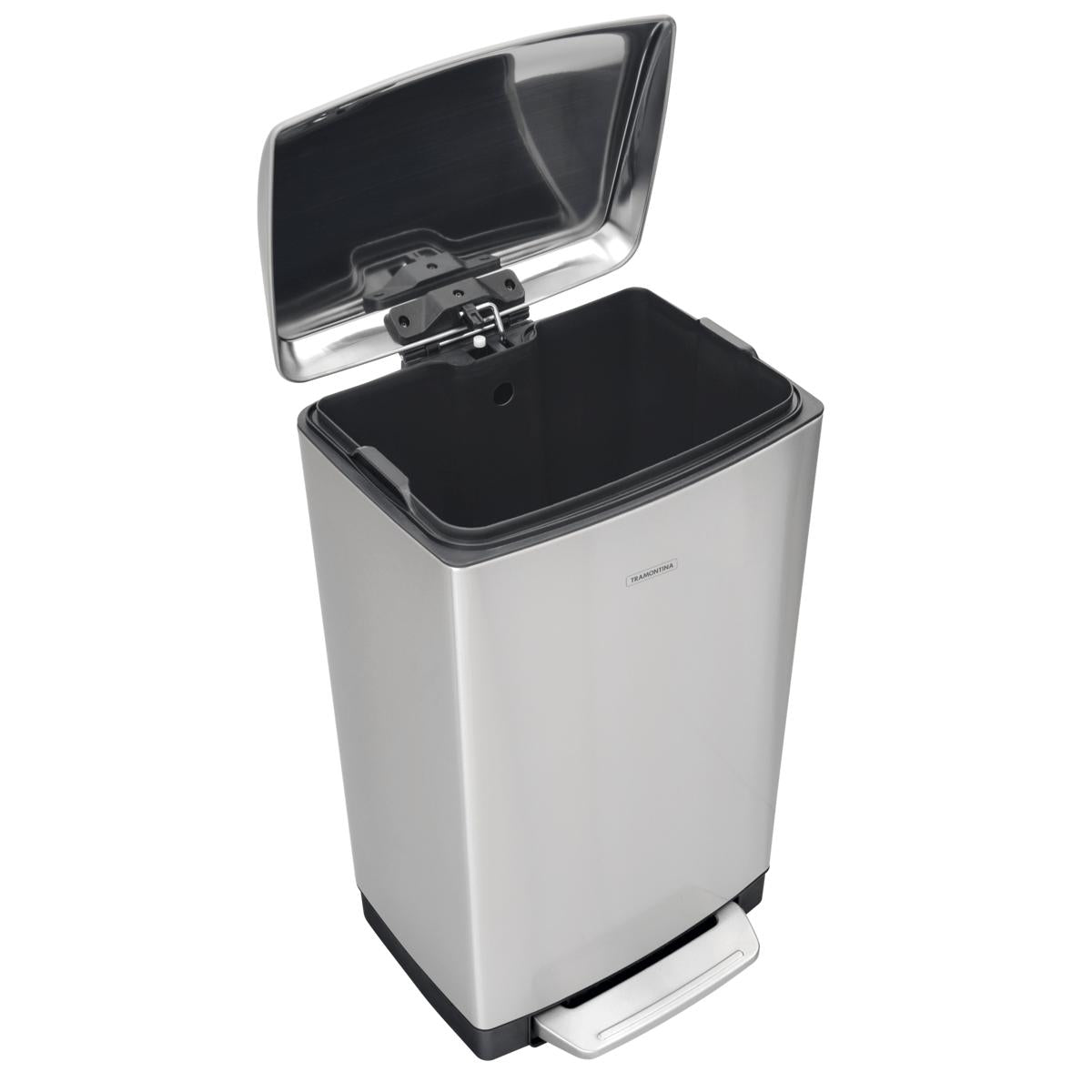 Lixeira Inox com Pedal Tramontina D Slim 30 L com Acabamento Scotch Brite e Balde Interno Removível OUTLET 94900478