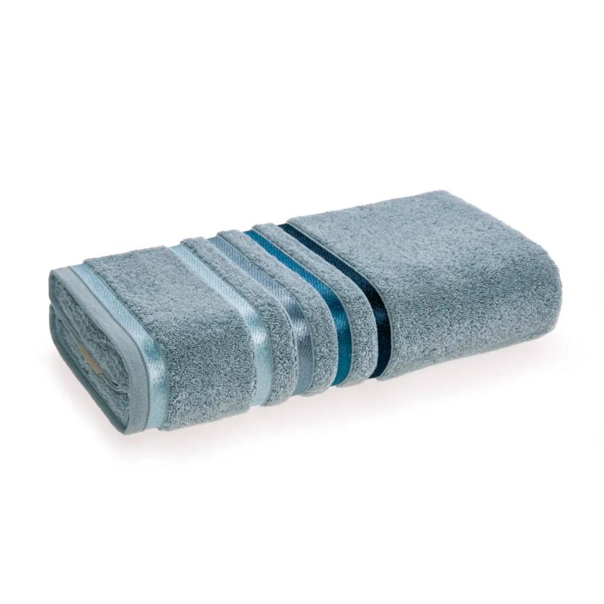 Toalha de Rosto Karsten Fio Penteado Lumina Allure Azul