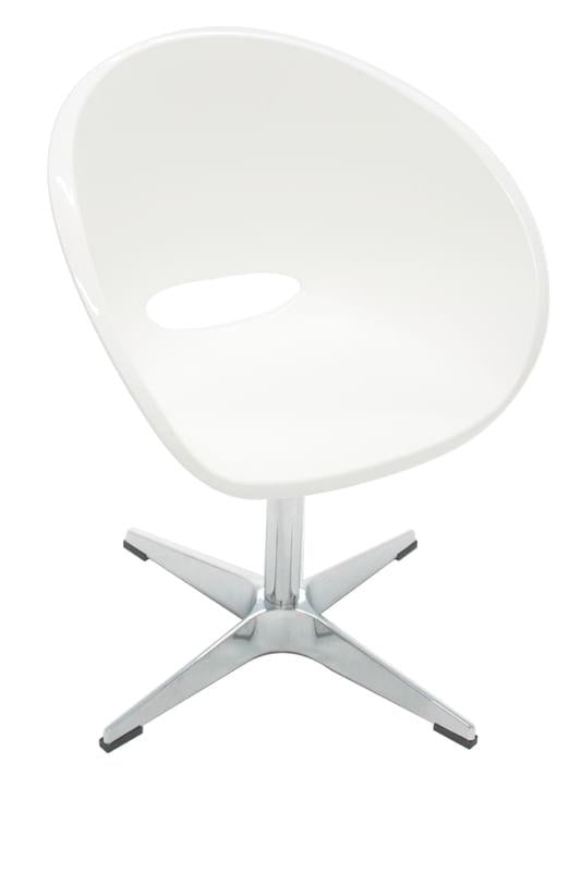 Cadeira Elena branca base X Tramontina