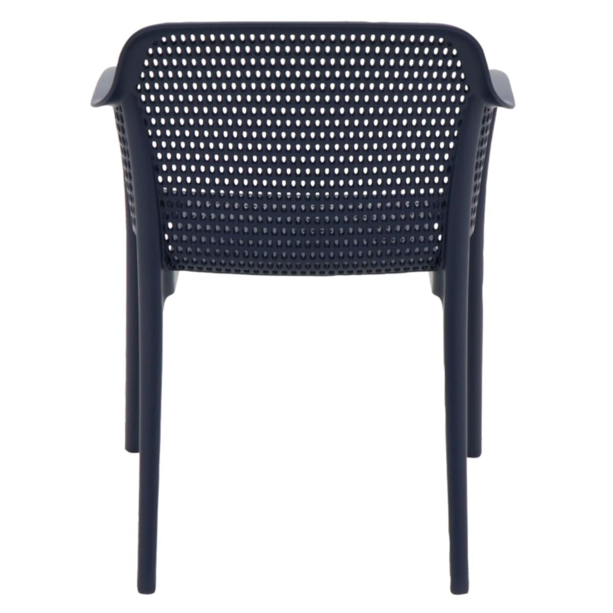 Cadeira Tramontina Gabriela Azul Navy em Polipropileno e Fibra de Vidro