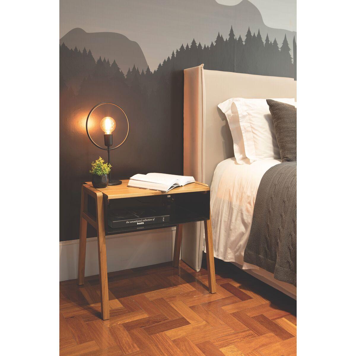 Mesa de Apoio Multiuso Tramontina Verona em Madeira Teca Verniz Incolor