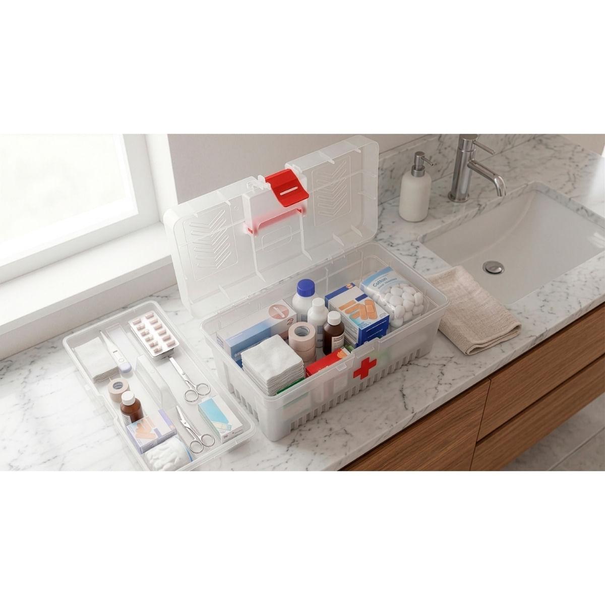 Caixa Plástica para Medicamentos 17" Tramontina