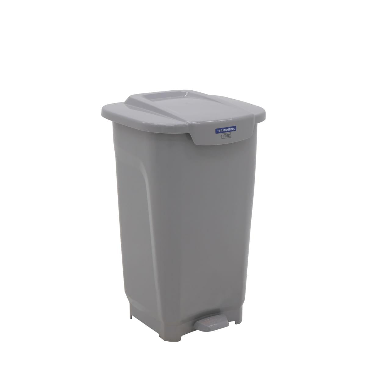 Lixeira T-Force 50 Litros Cinza Tramontina 92813210