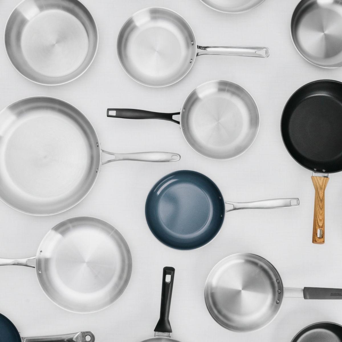 Frigideira Tramontina Grano Black Aço Inox 20 cm 1,2 L Fundo Triplo Indução