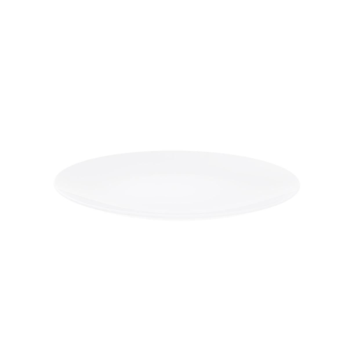 Prato Raso Tramontina Jacqueline em Porcelana Branca 25 cm