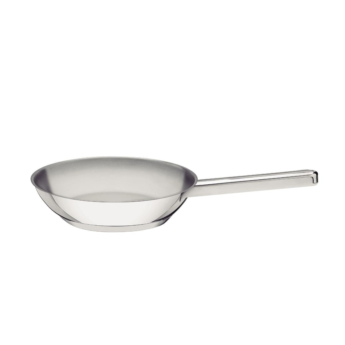 Frigideira Tramontina Ventura em Aço Inox 24 cm 2,1L Fundo Triplo Compatível com Indução