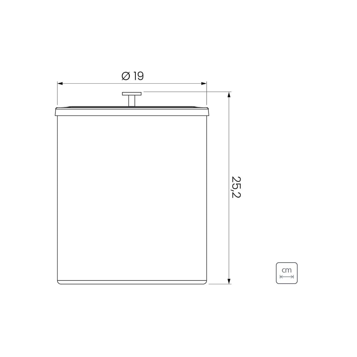 Lixeira Tramontina Útil em Aço Inox Scotch Brite Verniz Black Matte 5 Litros OUTLET
