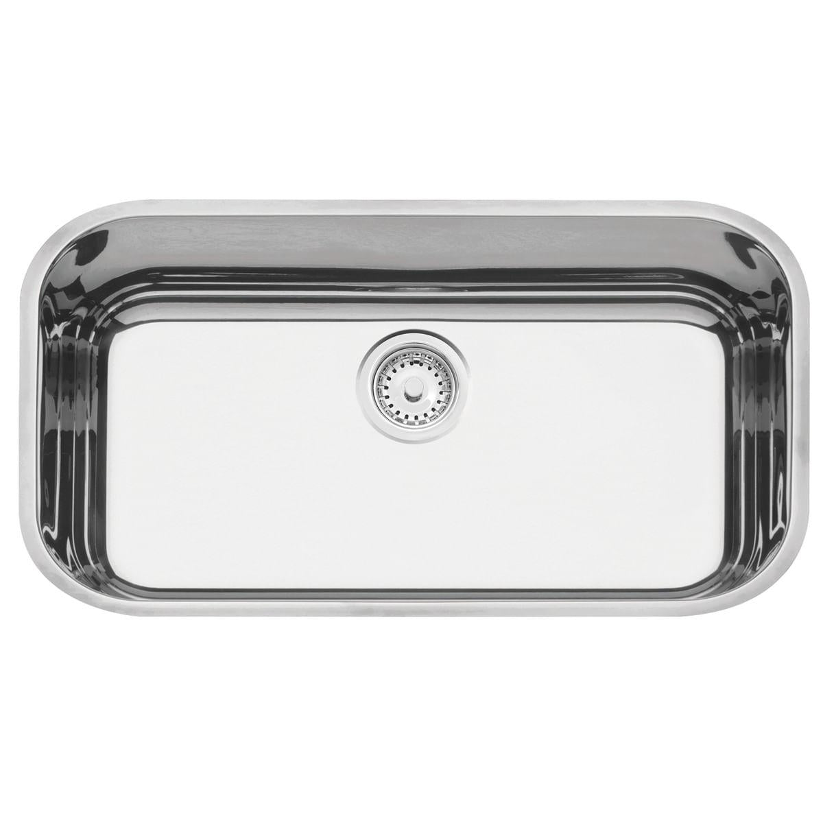 Cuba n.2 Tramontina Lavínia Perfecta em Aço Inox Polido 56 x 34 x 14 cm com Válvula 94054407
