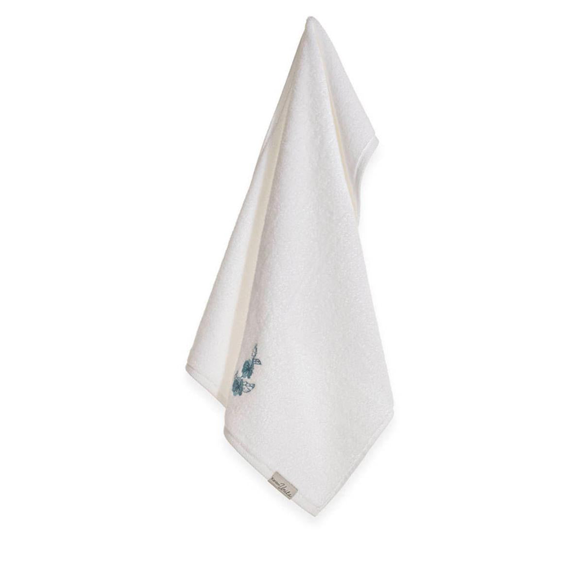 Jogo de Lavabo 2 Peças com Bordado Fio Penteado 100% Algodão Betina 30x50 cm Karsten