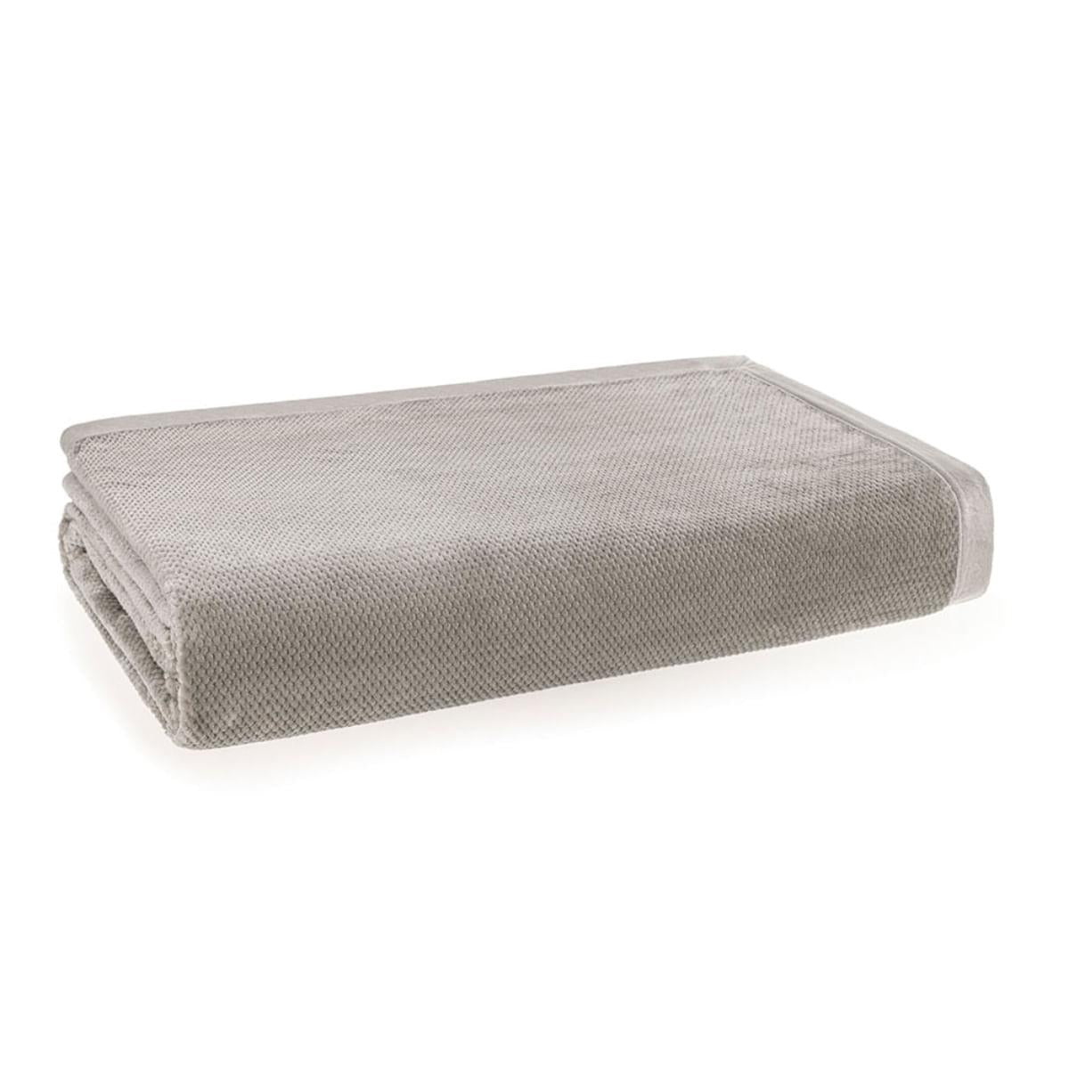 Manta de Microfibra King Prades 260x230 cm Cinza Karsten