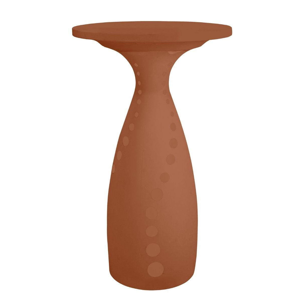 Mesa Alta Tramontina Flut Laranja Caqui 65x111 cm em Polietileno