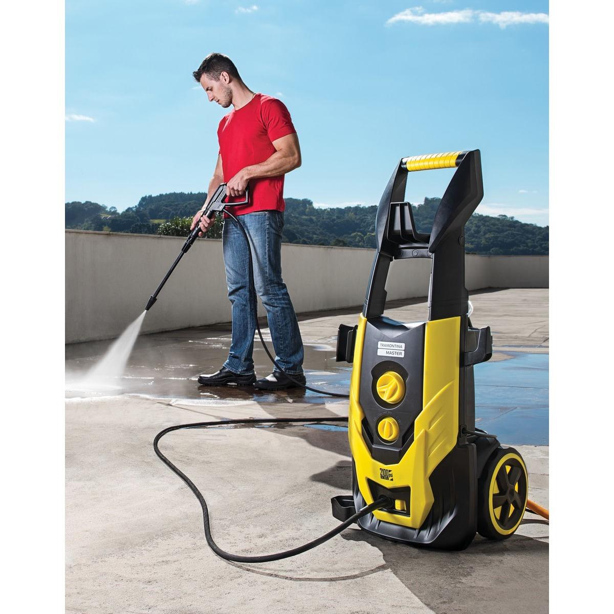 Lavadora de Alta Pressão Tramontina 2100 W com Mangueira Alta Pressão 5 m Jato Regulável 2100 psi