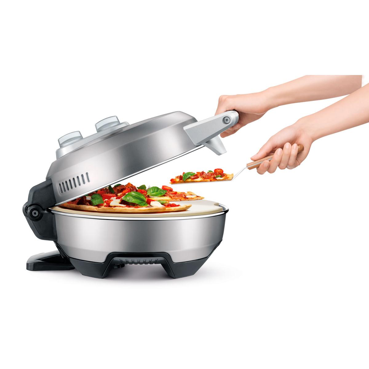 Forno Elétrico Tramontina by Breville para Pizza em Aço Carbono com Base em Cerâmica 30 cm 127 V