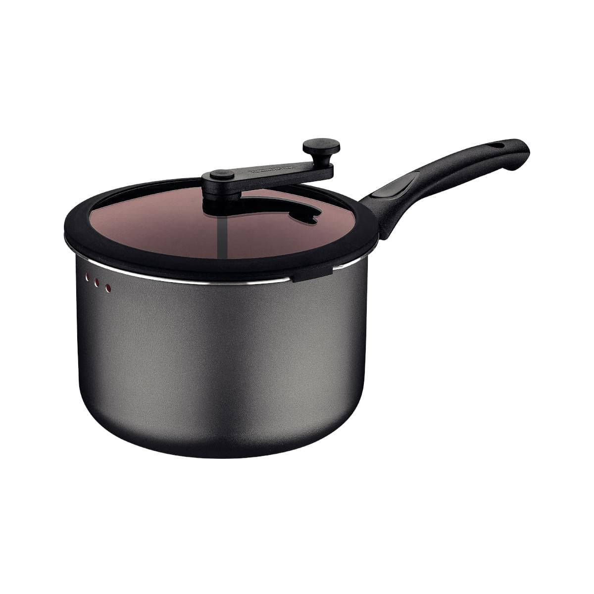 Pipoqueira Tramontina Vermont 22 cm 4,8 Litros Grafite em Alumínio Starflon Max
