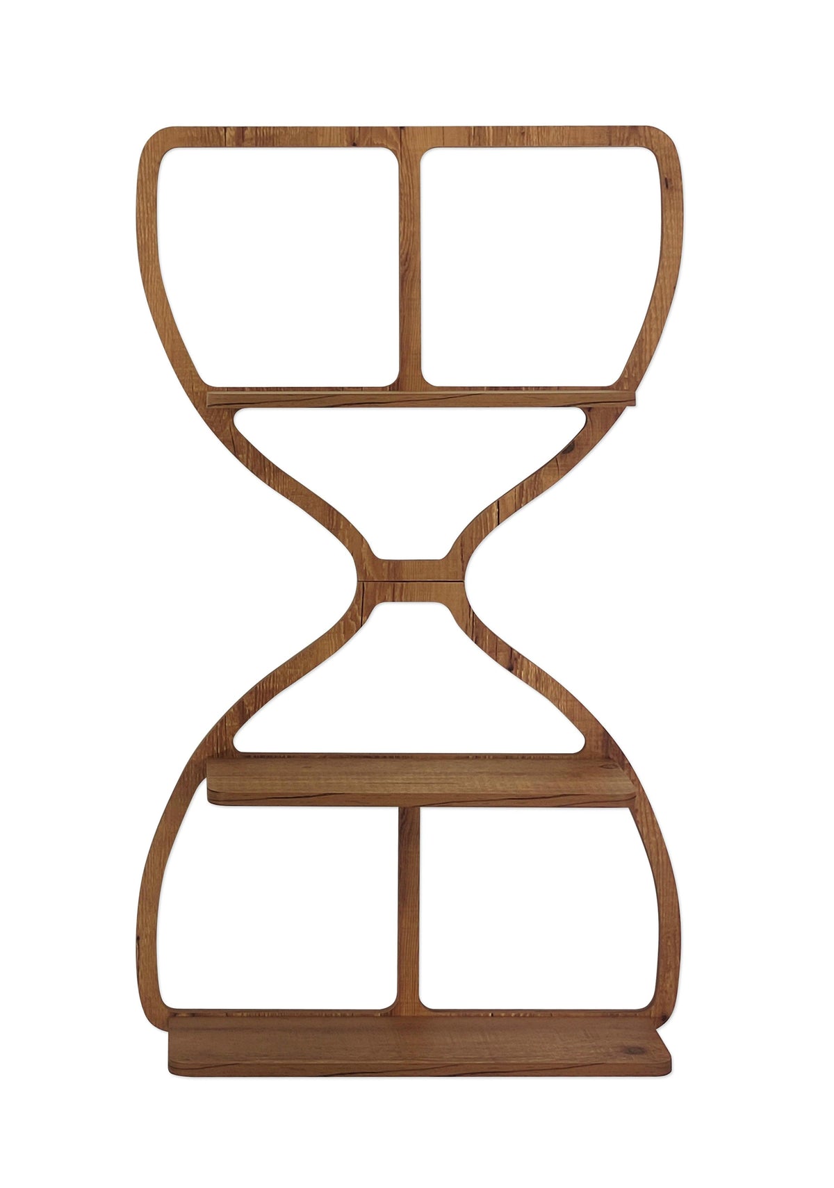 Estante Ampulheta Madeirado Woodyou