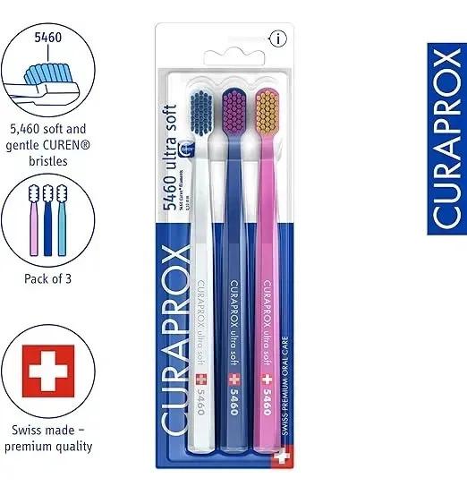 Trio Curaprox Ultra Soft Kit Com 3 Unidades Cores Sortidas