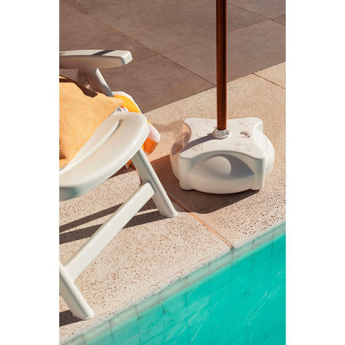 Base para Guarda-sol Tramontina Basic em Polipropileno Branco