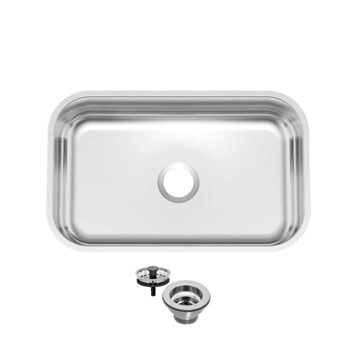 Cuba n.2 Tramontina Lavínia Standard em Aço Inox Polido 56 x 34 x 14 cm com Válvula OUTLET 94900306