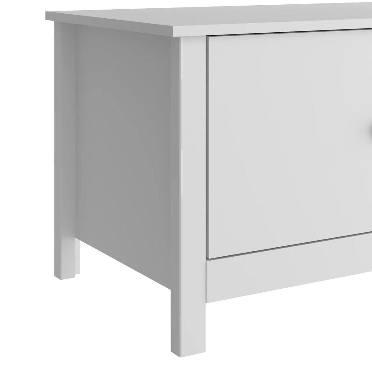 Rack para TV 2 Portas 150x44x47 cm Branco Ditália