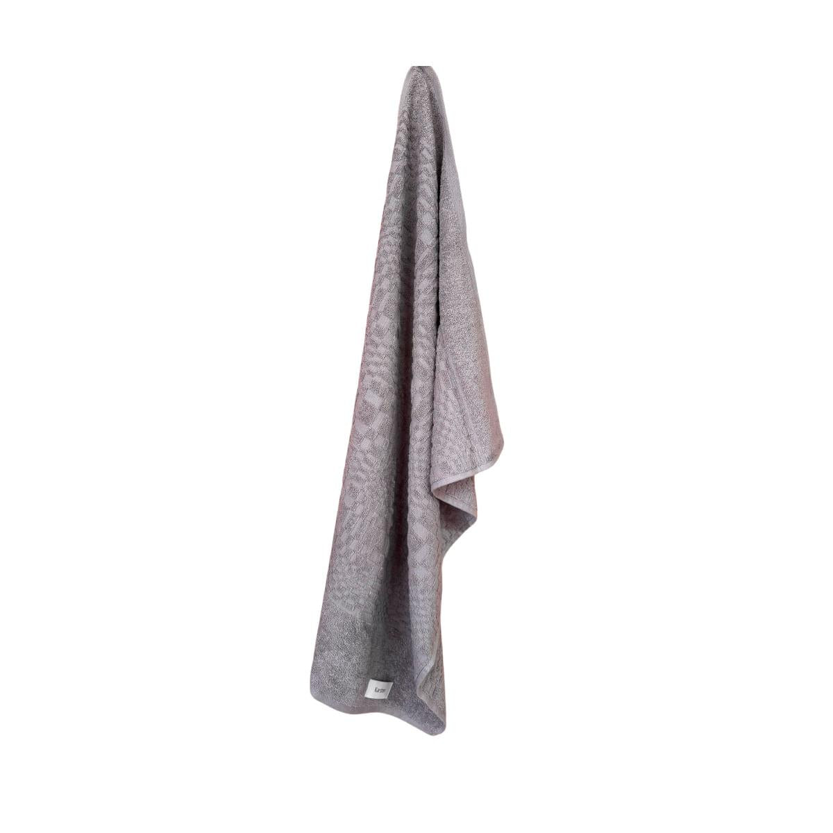 Toalha de Rosto Karsten Layla Cinza 48x70 cm