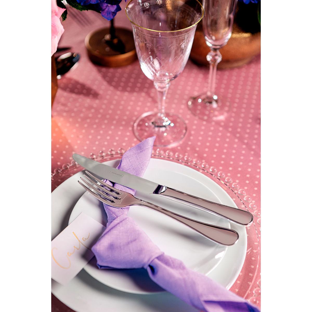 Prato Sobremesa Tramontina Leonora HO em Porcelana Branca 19 cm