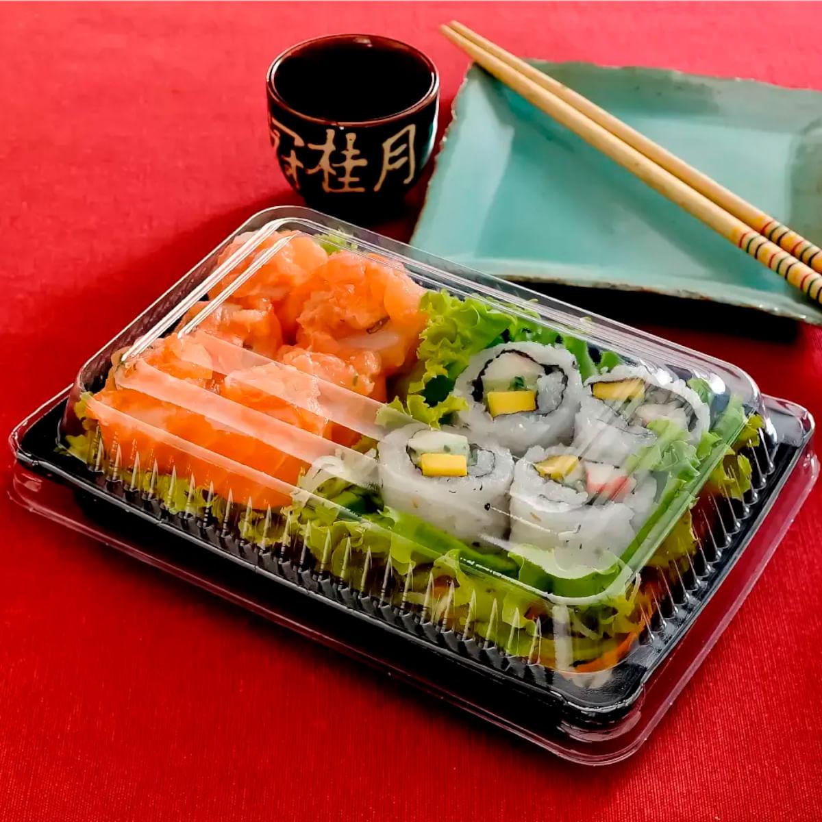 100un Embalagem Oriental GO912 450ml Preto Galvanotek