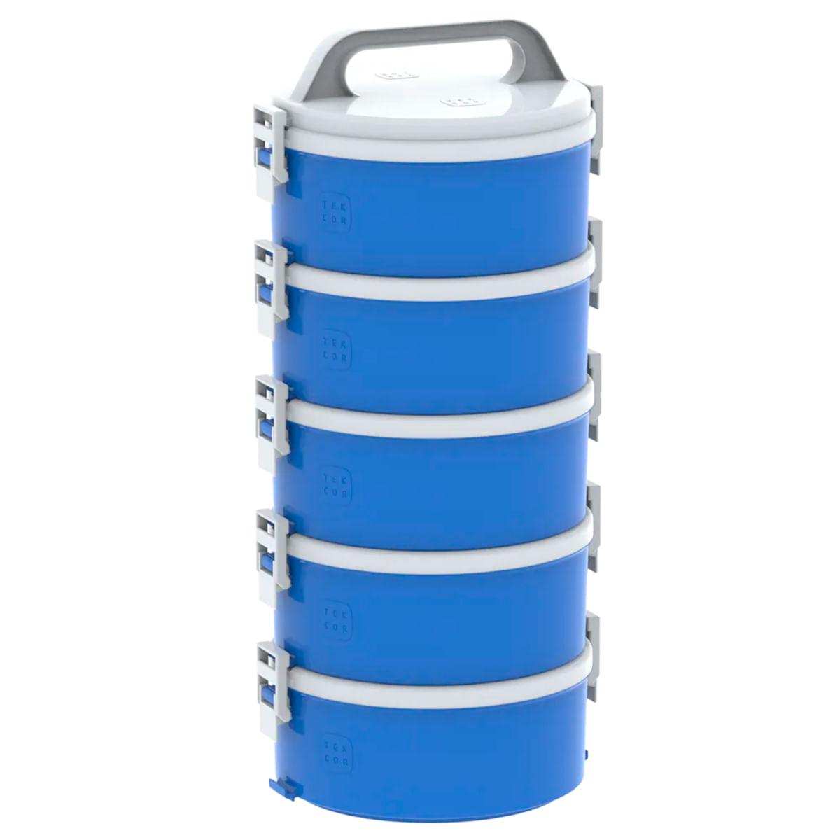 Marmita Tekcor 1,5L 3S 1D 1T Azul Soprano