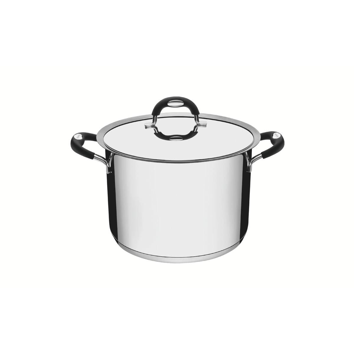 Caldeirão Tramontina Duo Silicone Aço Inox 20 cm 4,5 L