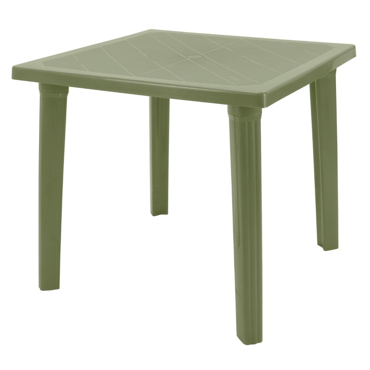Mesa Tramontina Sancho 80x80cm em Polipropileno Verde Oliva
