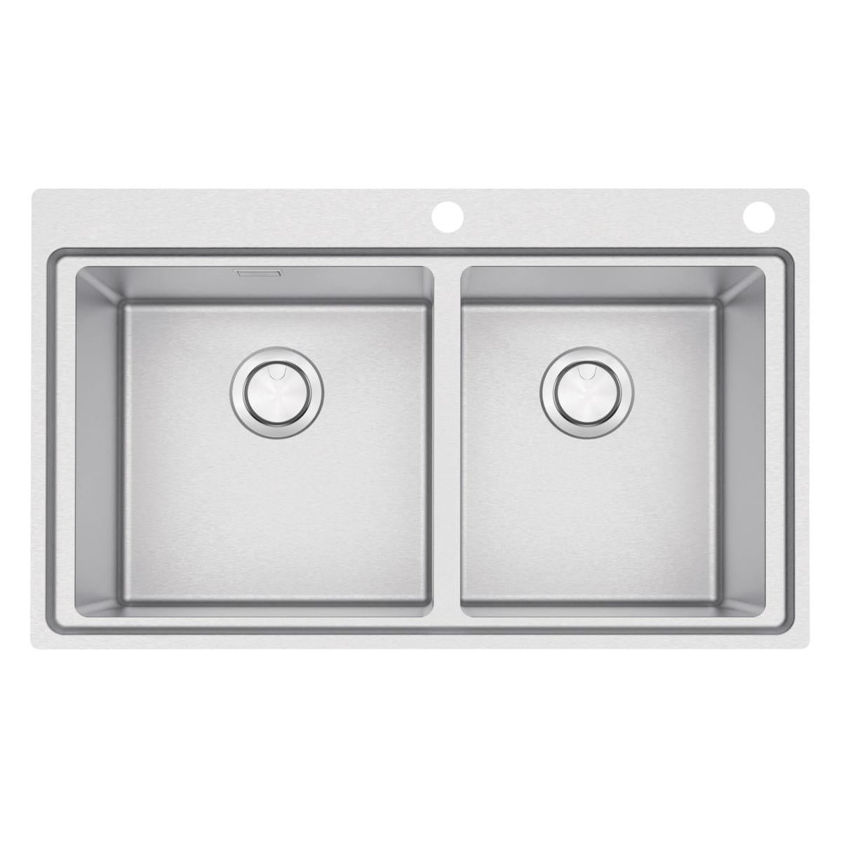 Cuba de Sobrepor Tramontina Smooth 2C 40 em Aço Inox Scotch Brite 86 x 52 cm OUTLET