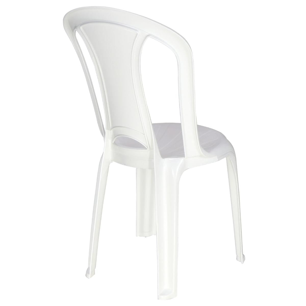 Cadeira Bistrô Tramontina Torres em Polipropileno Branco