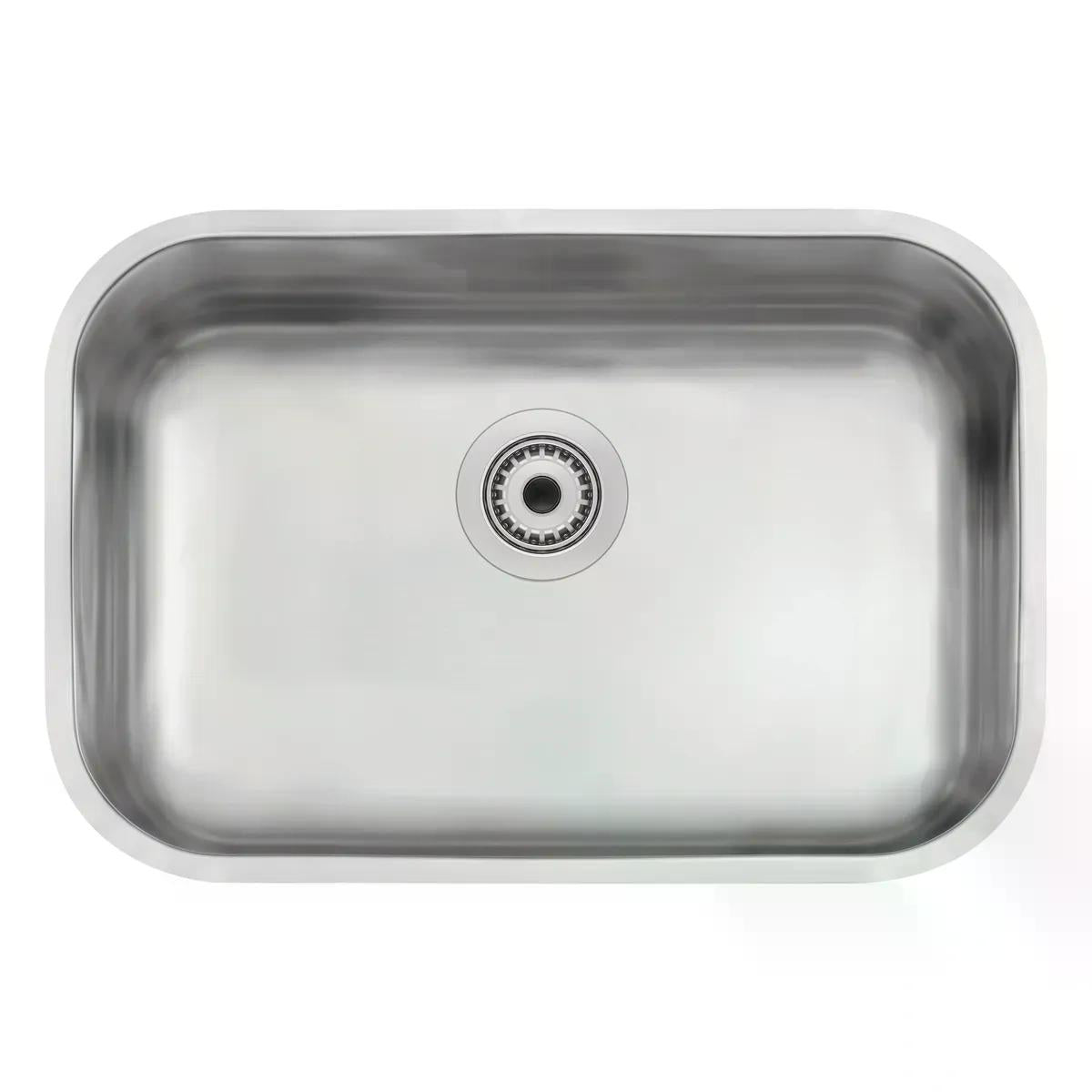 Cuba Tramontina Lavínia Plus 47 BL Inox Escovado 47 x 30,5 cm Válvula 3 1/2 pol