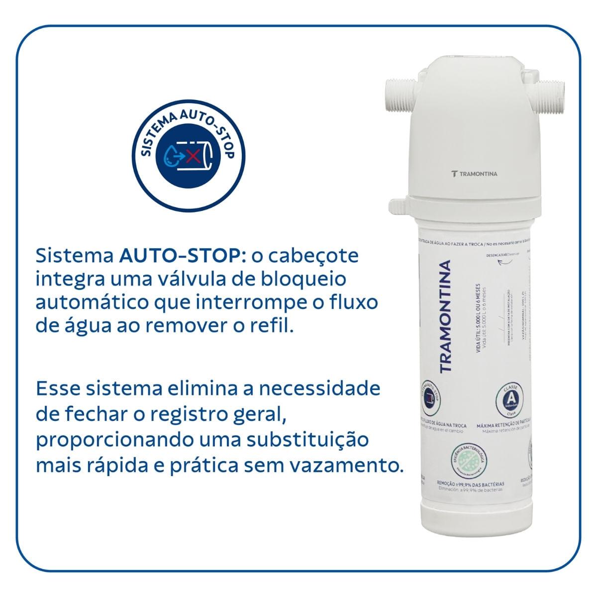 Filtro de Água Tramontina com Refil Classe A
