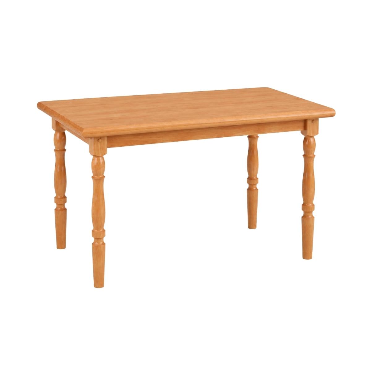 Mesa de Jantar em Madeira 125x80cm Natural Acetinado Piratini