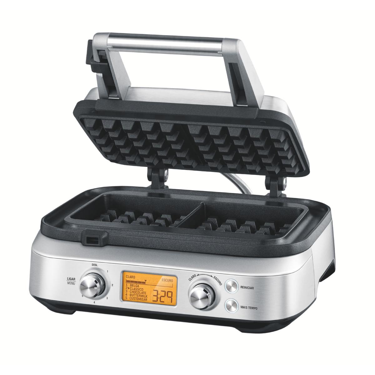 Máquina de Waffle Tramontina by Breville em Aço Inox Fosco 12 Funções 127 V