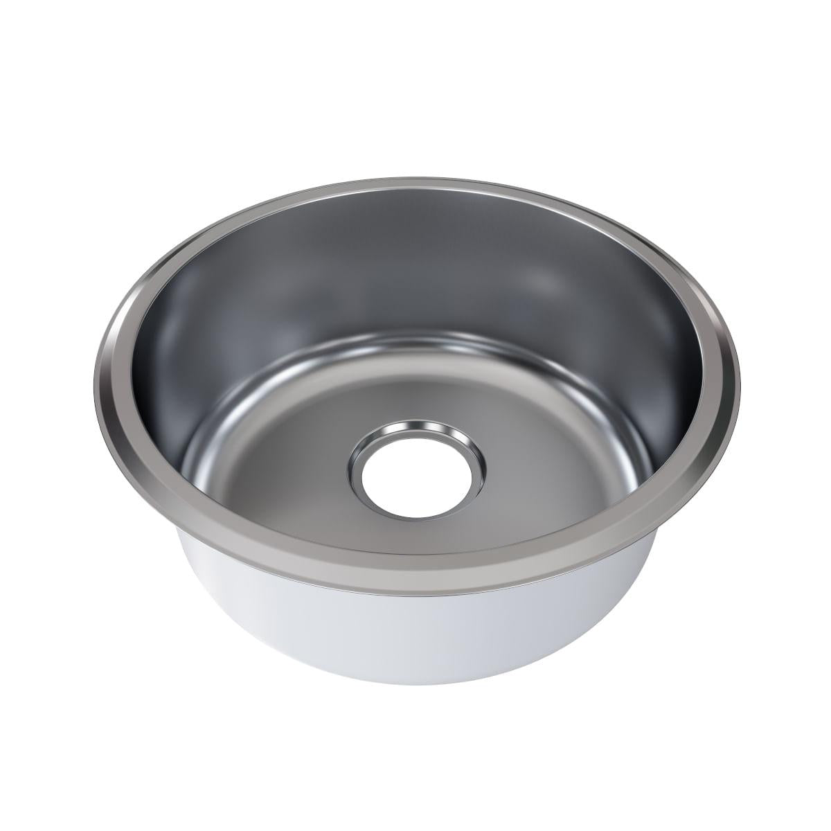 Cuba de Embutir/Sobrepor Docol Riva 30x14 cm em Aço Inox Acetinado Sem Válvula